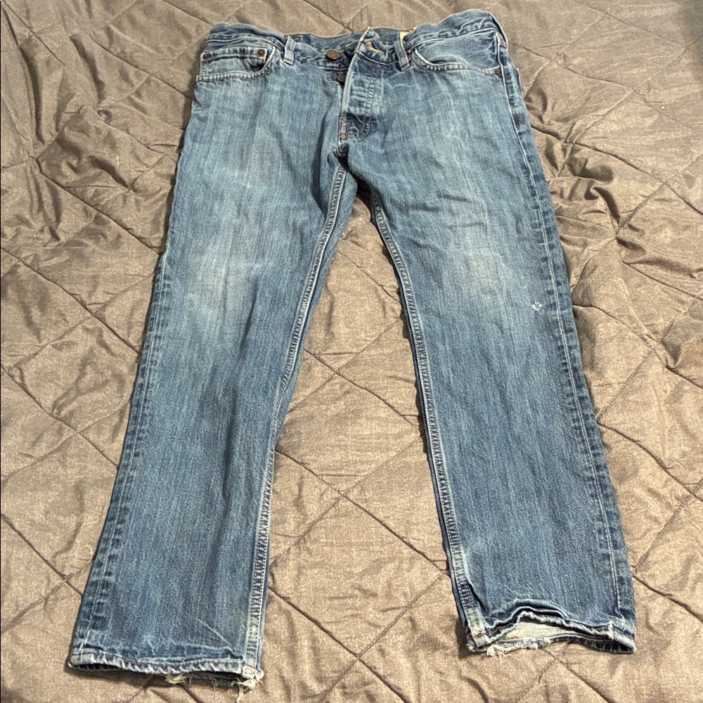 Hollister Light Blue Straight Jeans